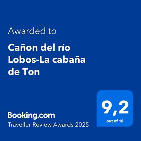 Canon Del Rio Lobos-La Cabana De Ton San Leonardo de Yagüe Dış mekan fotoğraf